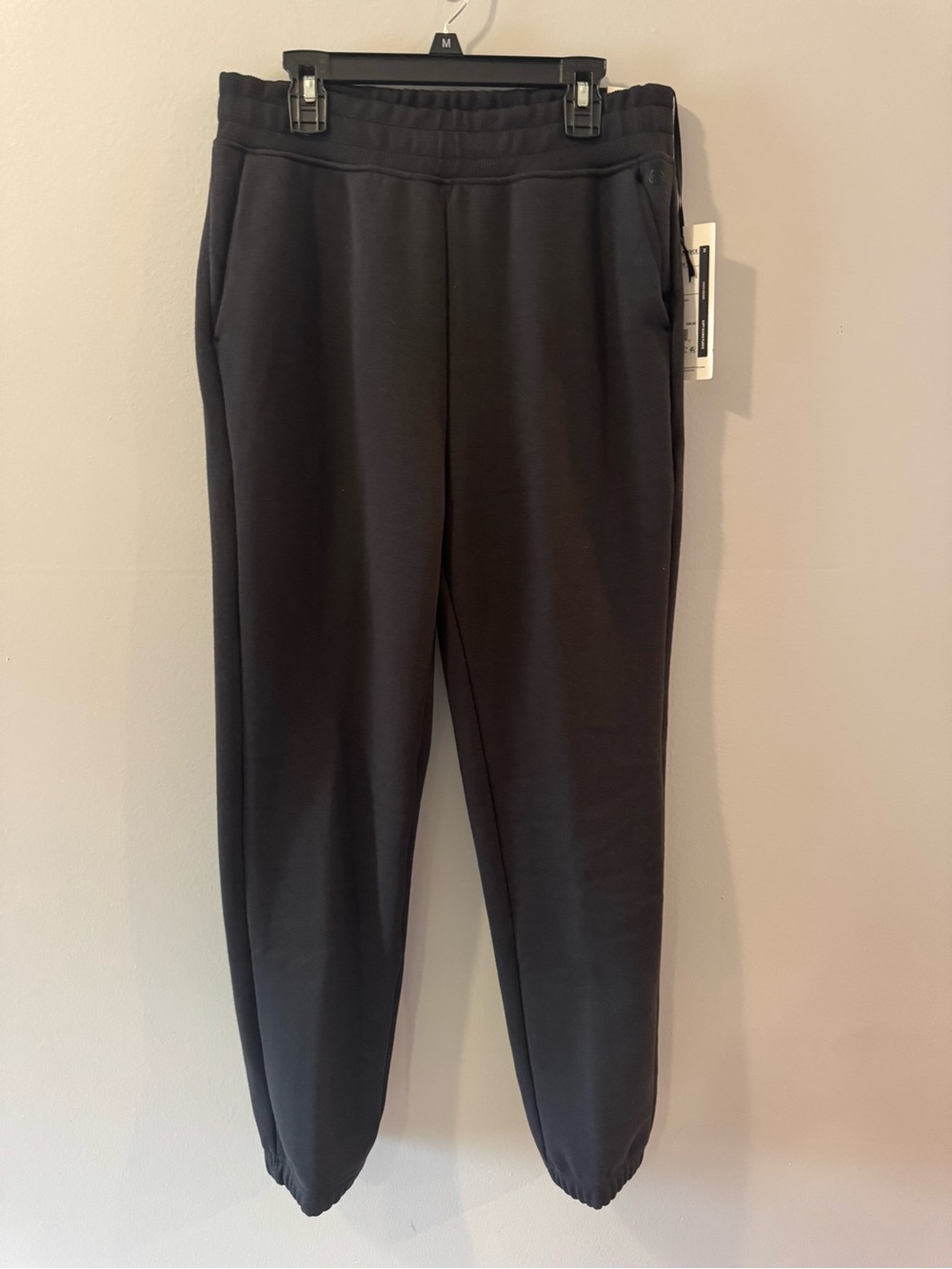 Calia Womens Soft Scuba High Rise Jogger Sweatpants Black S NWT